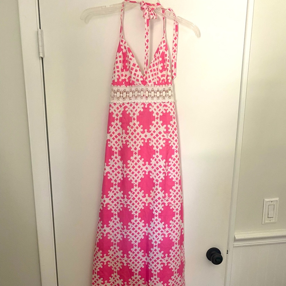 Milly of New York long Pink Dress